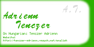 adrienn tenczer business card